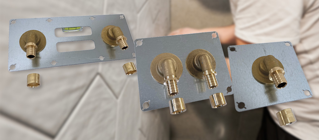 kits de fixation de mitigeur de douche Trinnity