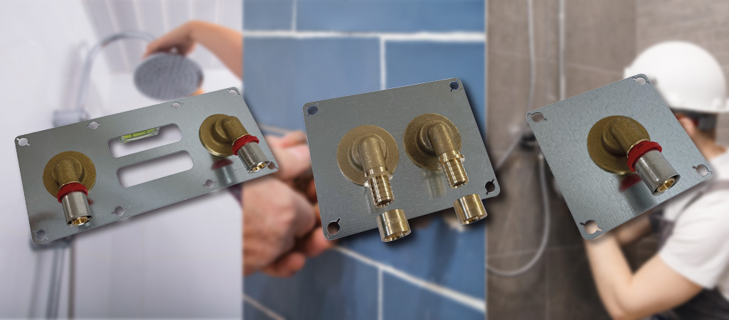 kits de fixation de mitigeur de douche Trinnity