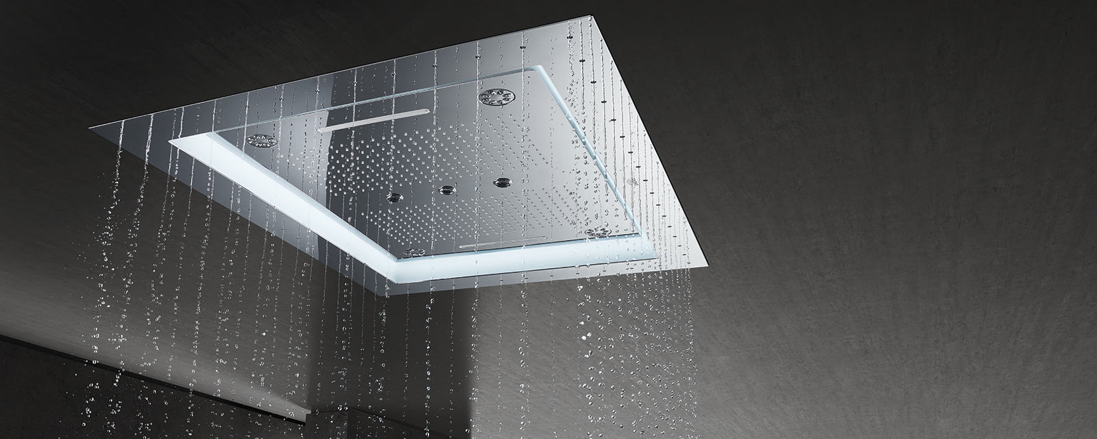 Ciel de pluie avec led lumineux