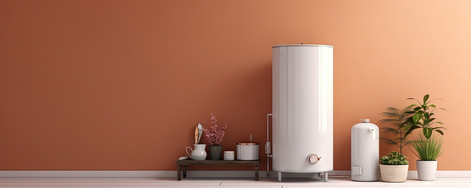 chauffe-eau dans un intérieur design