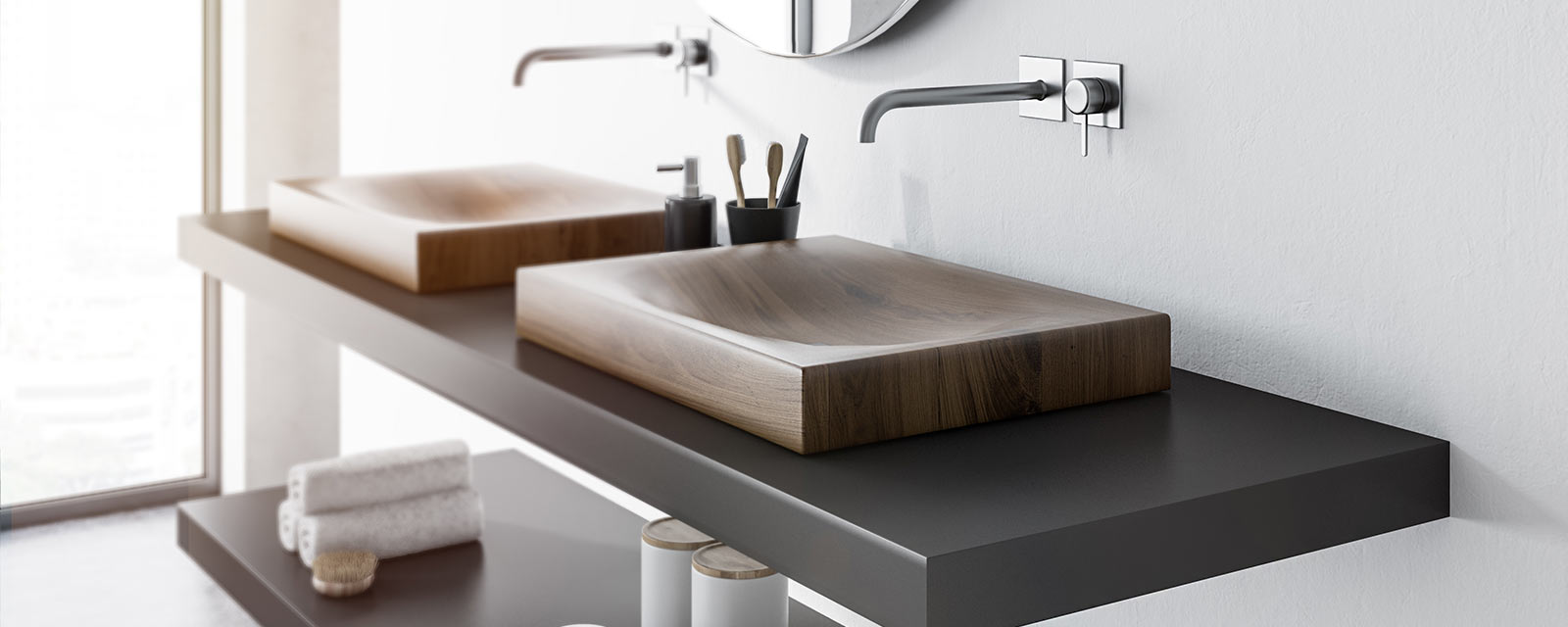 robinet de salle de bains