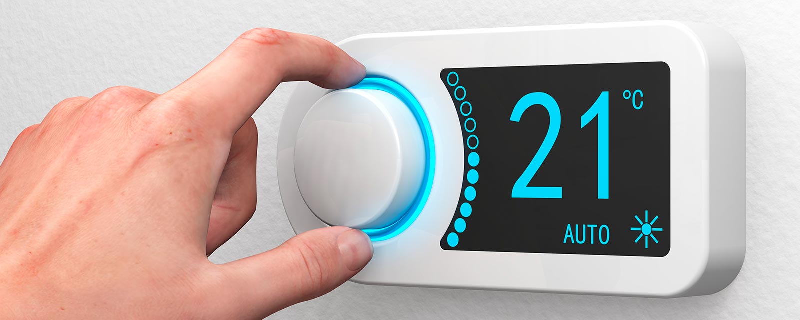 Radiateur électrique programmable blanc