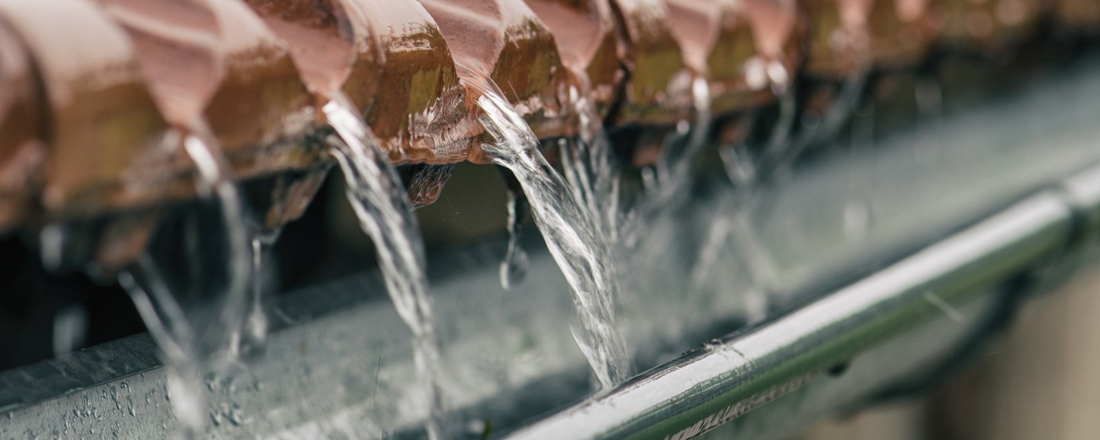eaux pluviales en toiture