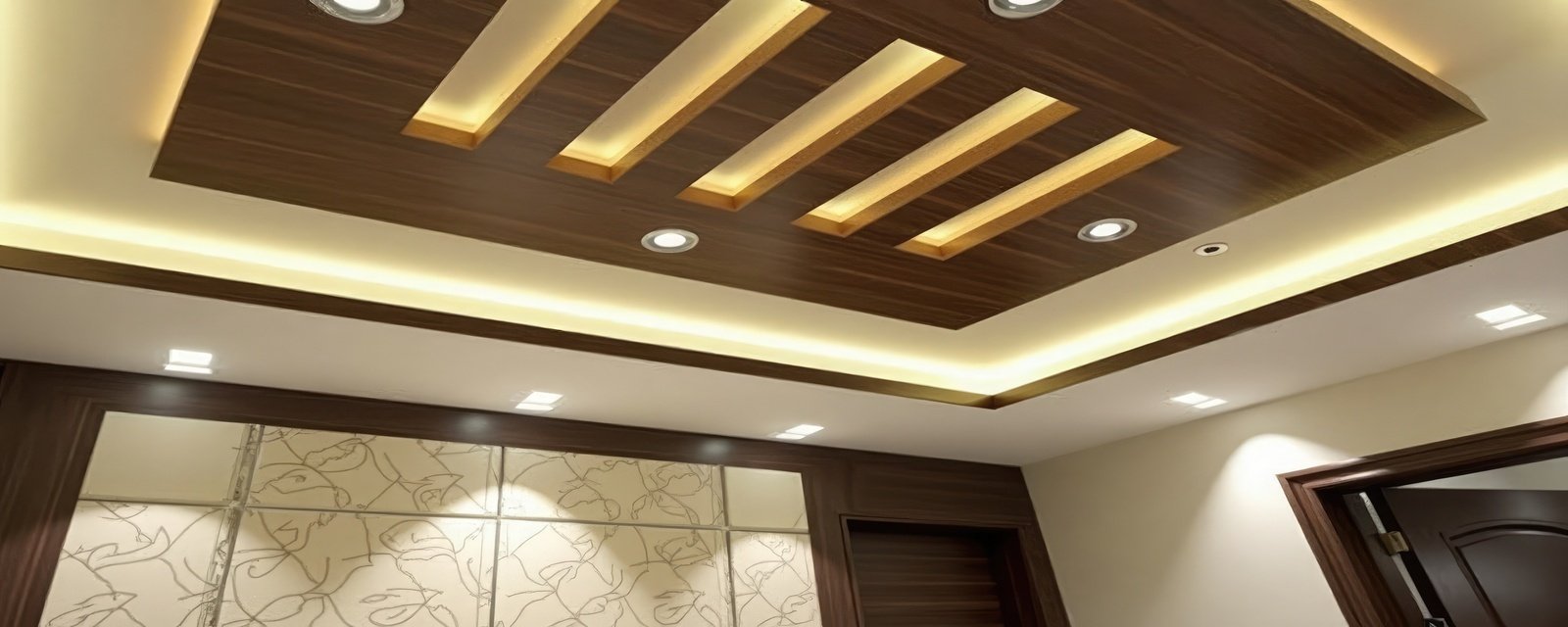 faux plafond en bois