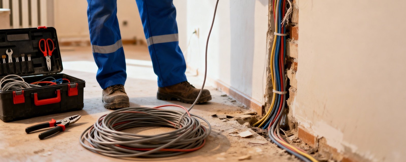 installation électrique ancienne