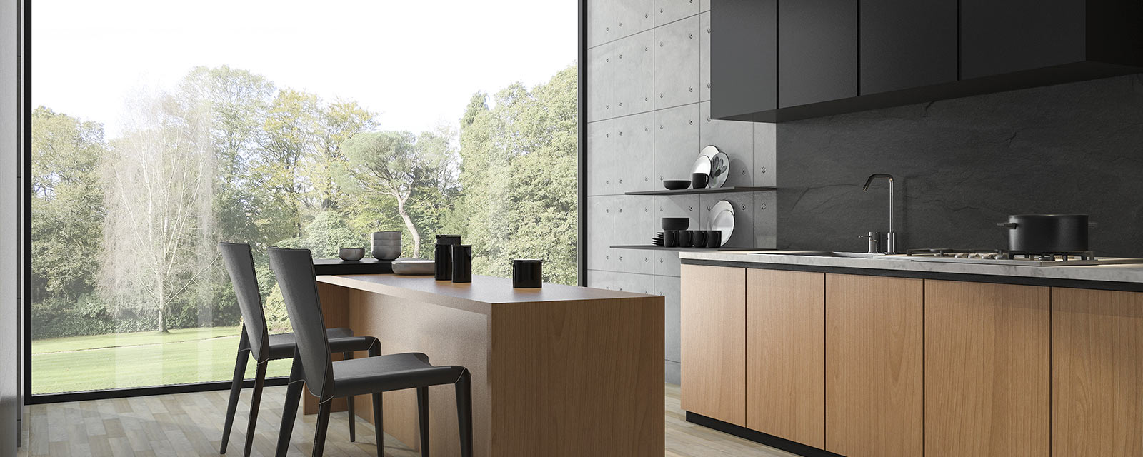 crédence en ardoise