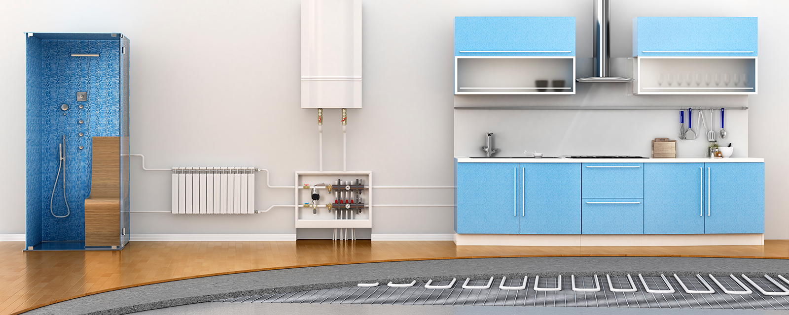 Optez pour le chauffage au sol au gaz