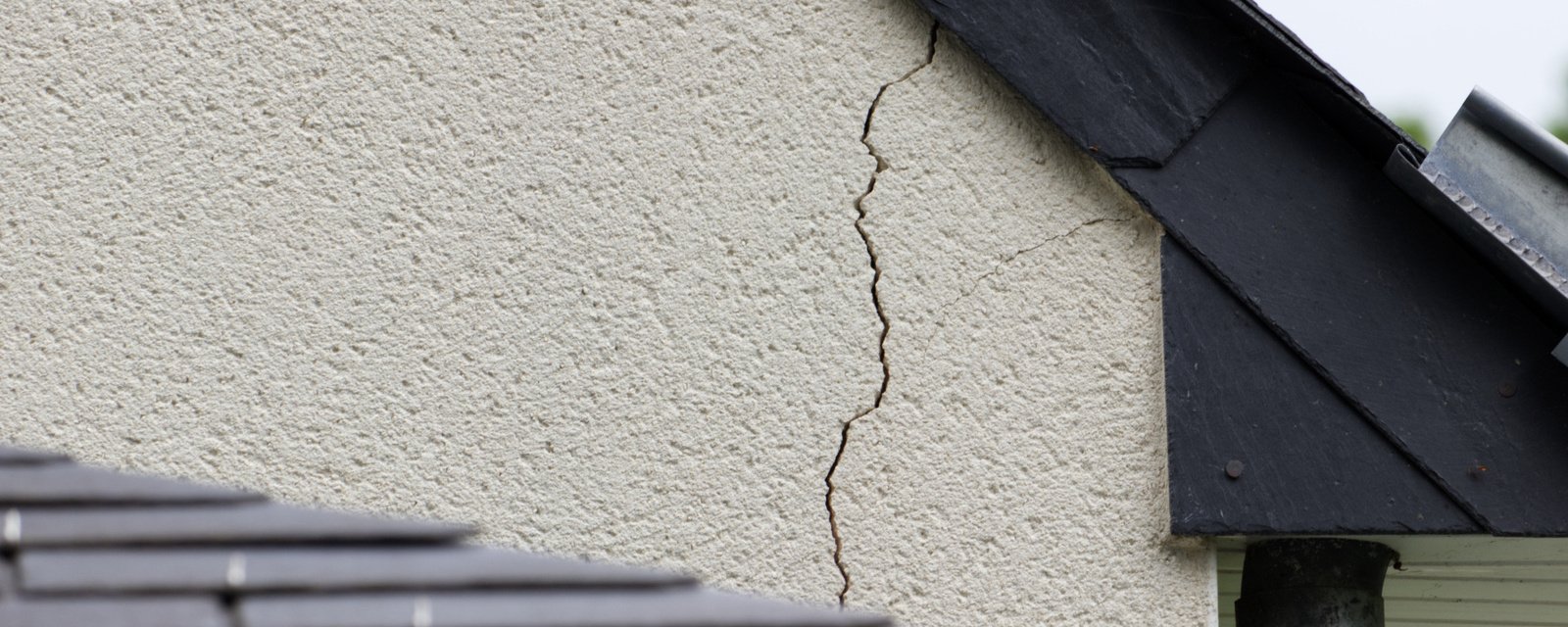 fissure sur un mur