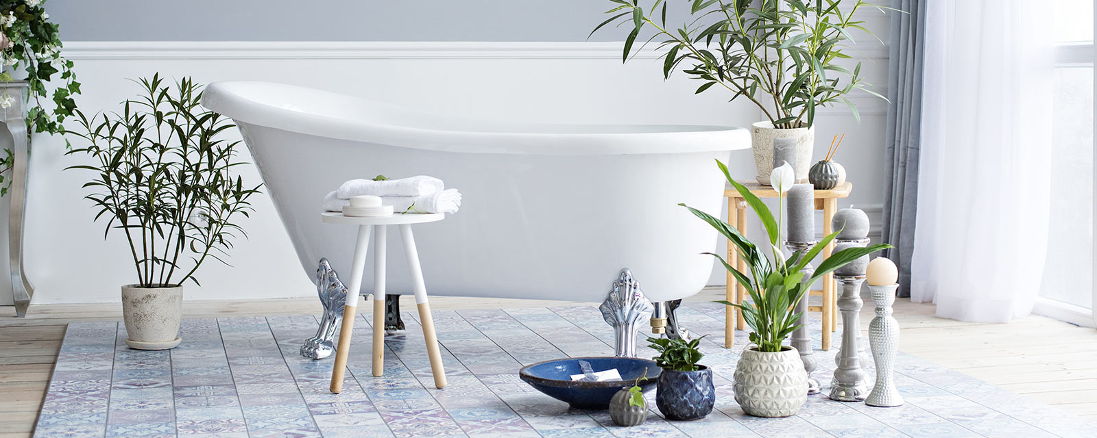 carrelage pour salle de bains zen