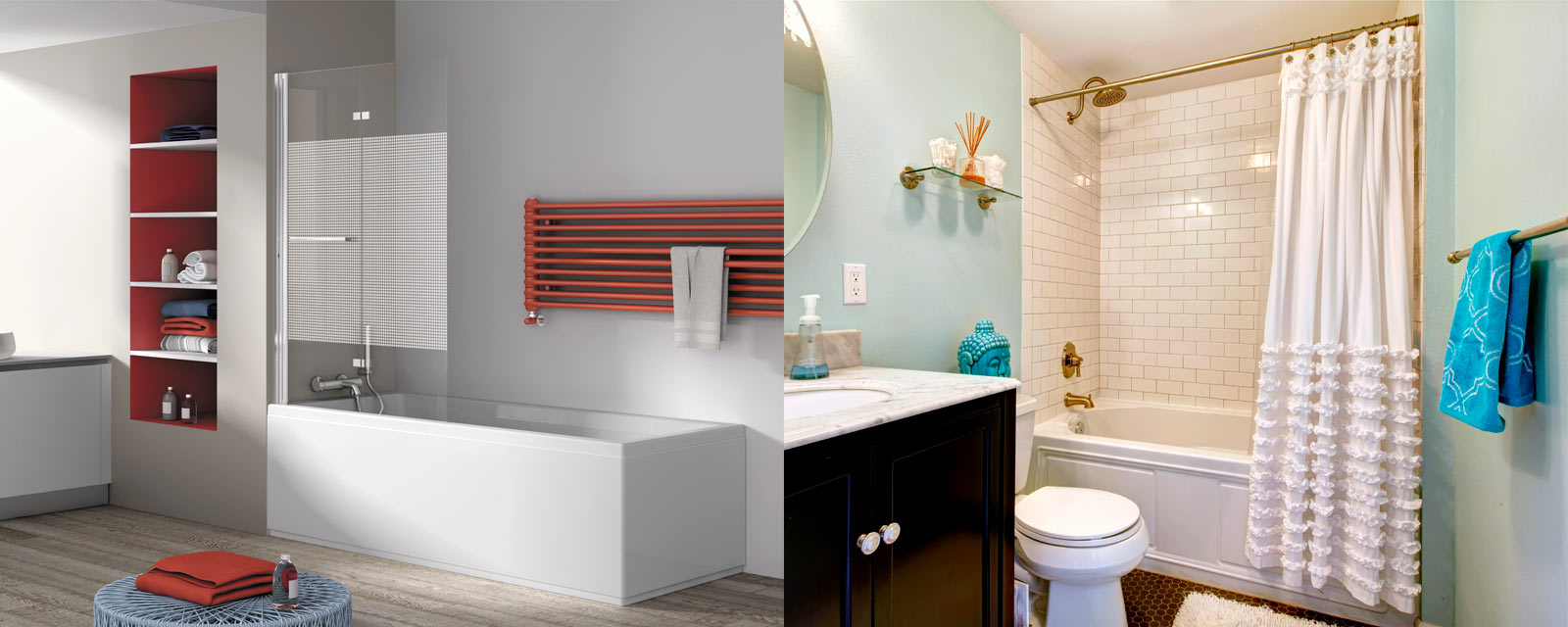 Rideau de douche ou pare-baignoire