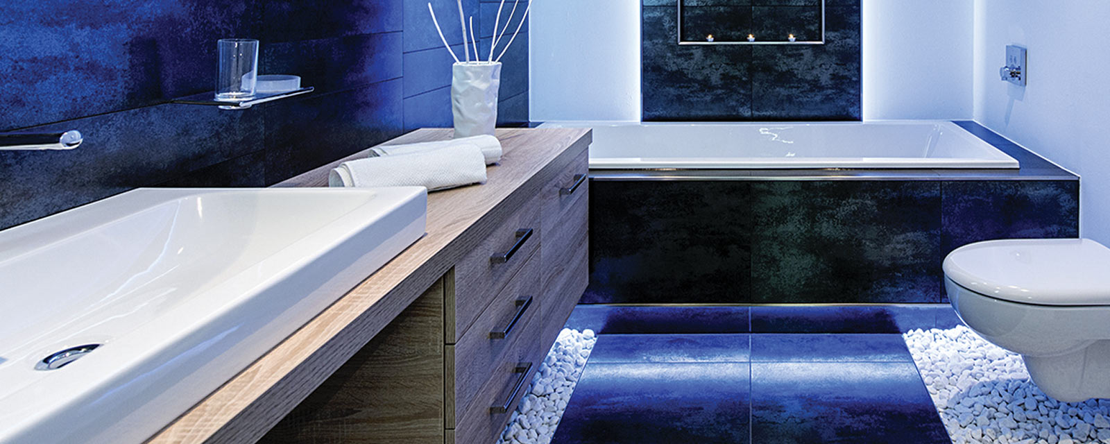 carrelage lumineux salle de bains