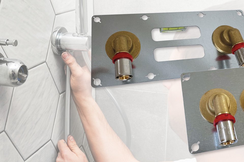 pose Kits de Fixation de Mitigeur de Douche