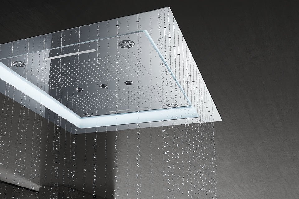 Ciel de pluie avec led lumineux