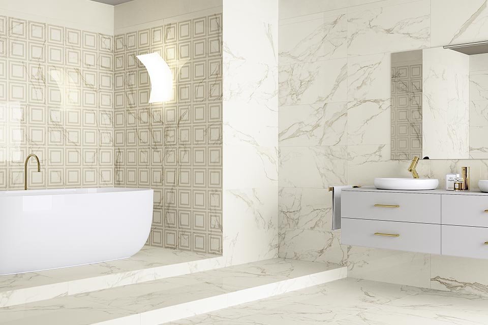 carrelage pour augmenter l’espace de votre salle de bains