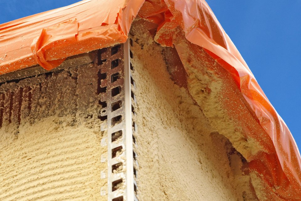 crépissage de mur extérieur