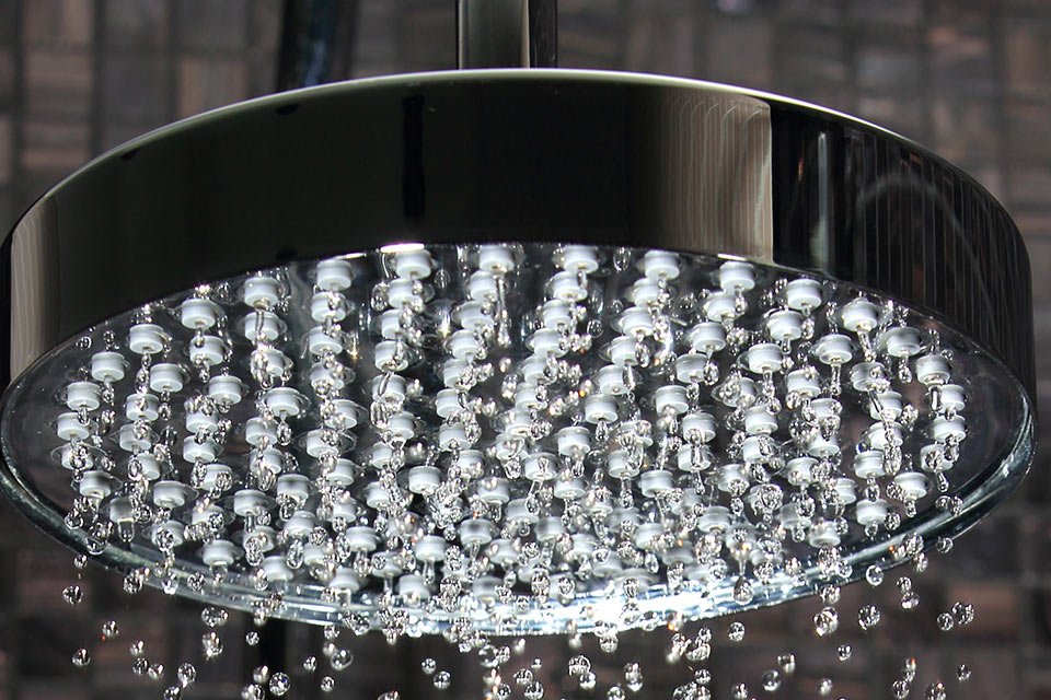 Tête de douche connectée