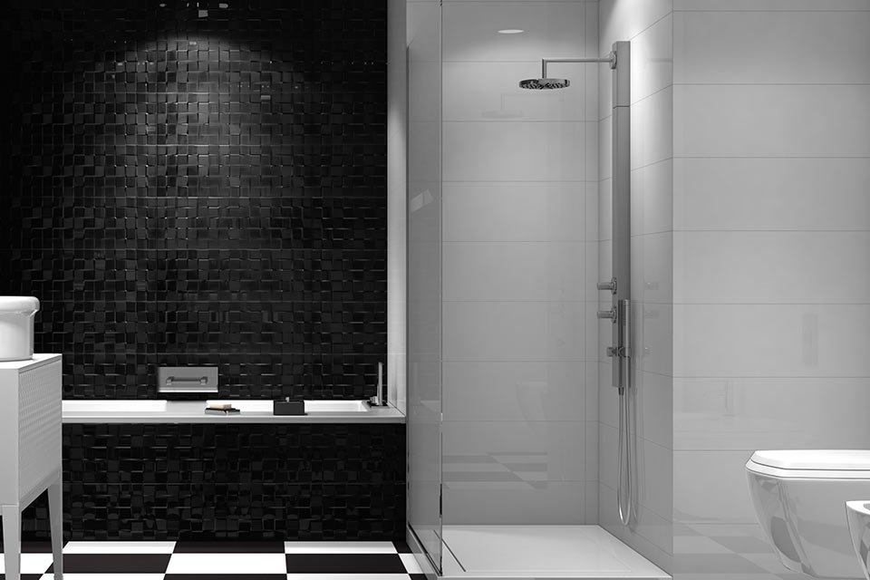 carrelage original pour salle de bains