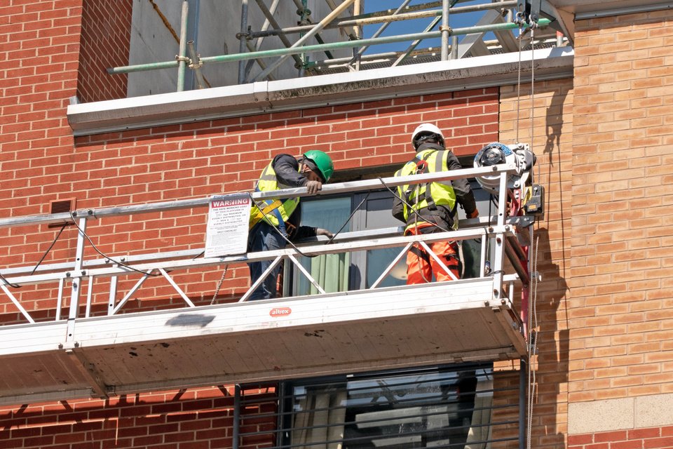 échafaudages suspendus