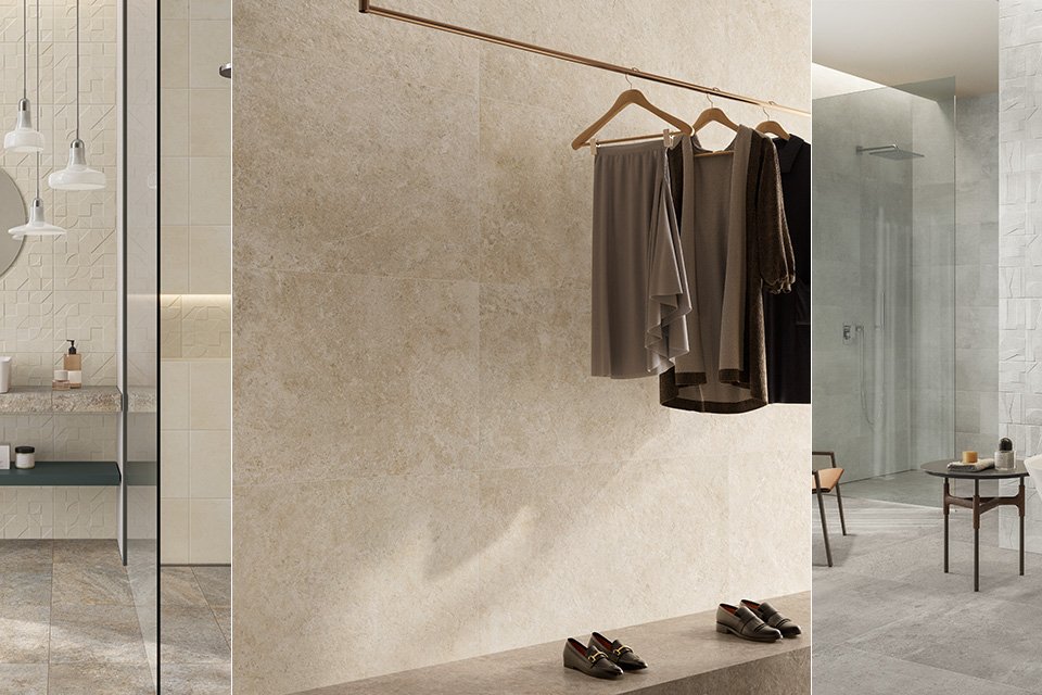 Faience ciment et pierre