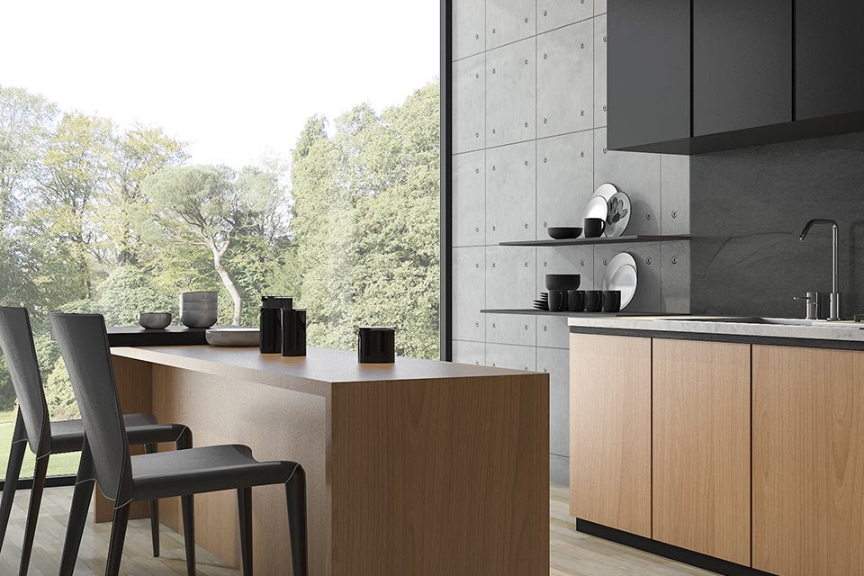 crédence en ardoise