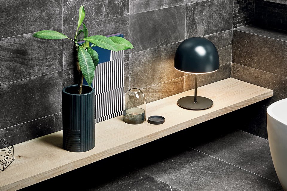 carrelage mineral salle de bain