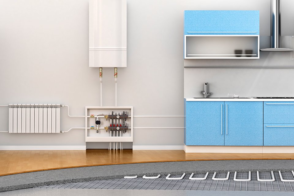 Optez pour le chauffage au sol au gaz