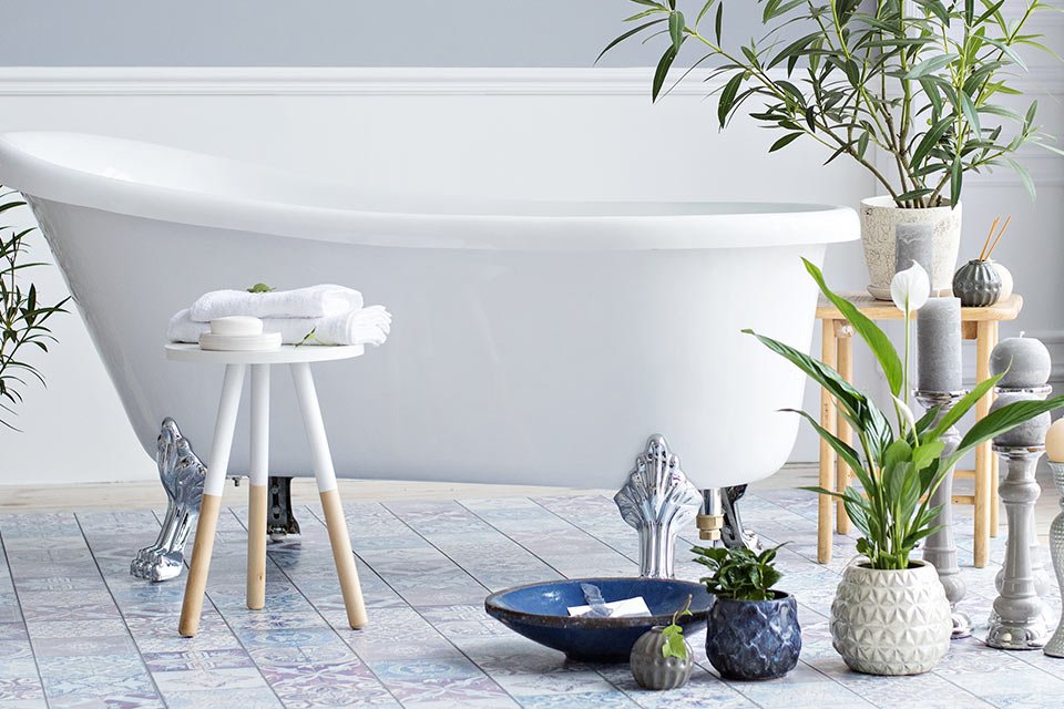 carrelage pour salle de bains zen