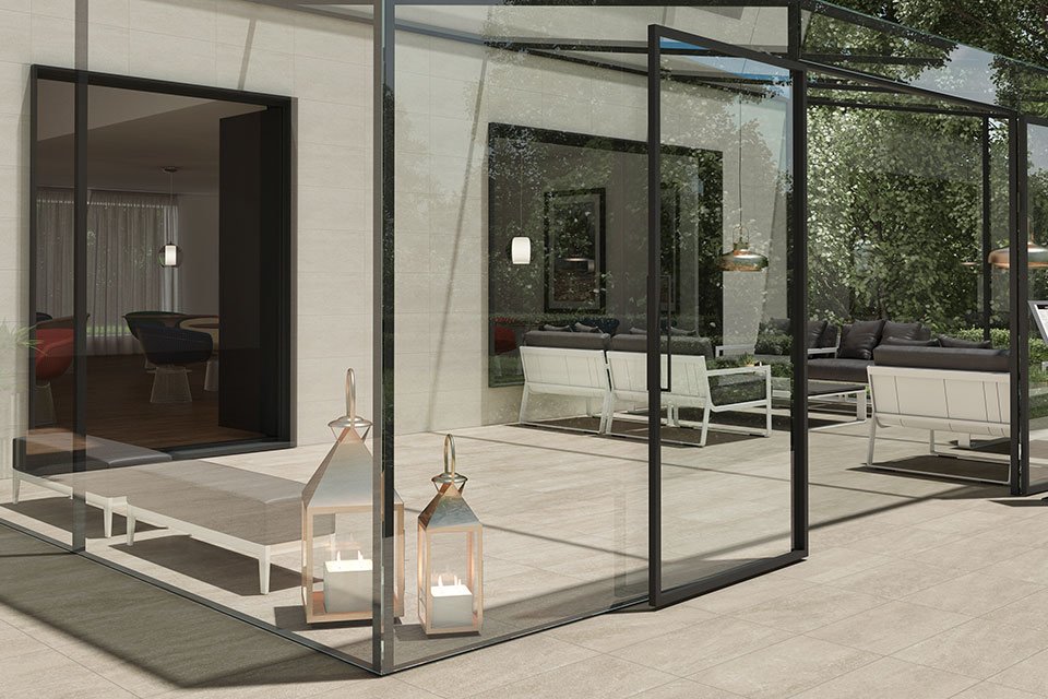 carrelage pour une véranda