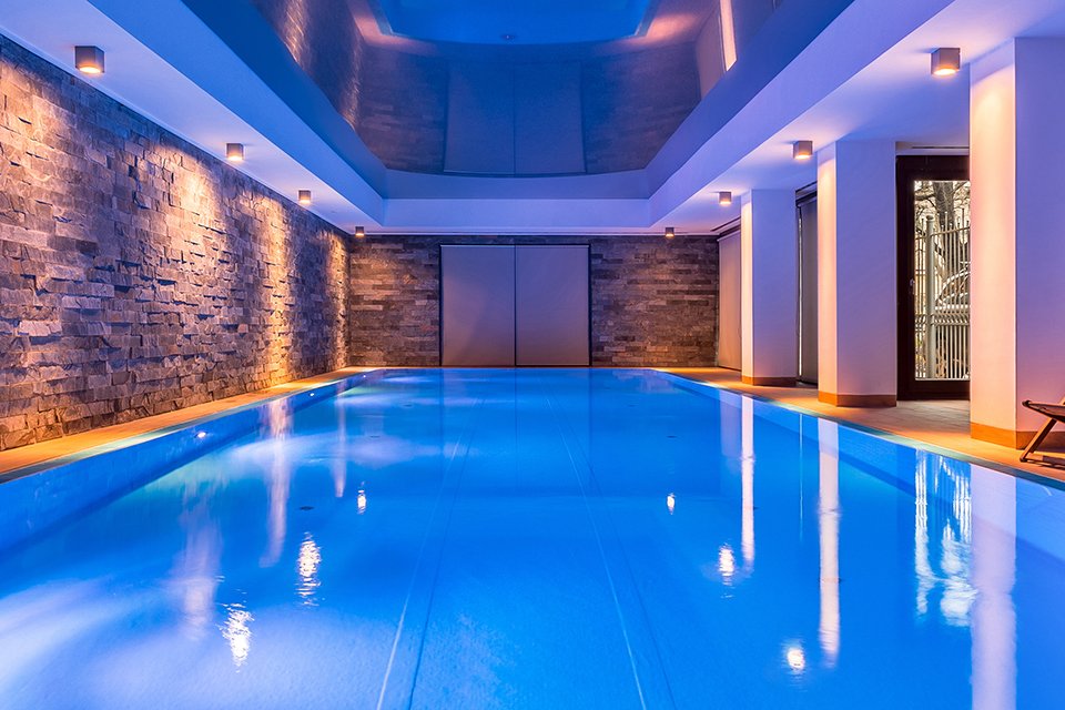 chauffage piscine intérieure