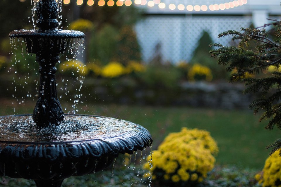 fontaine de jardin