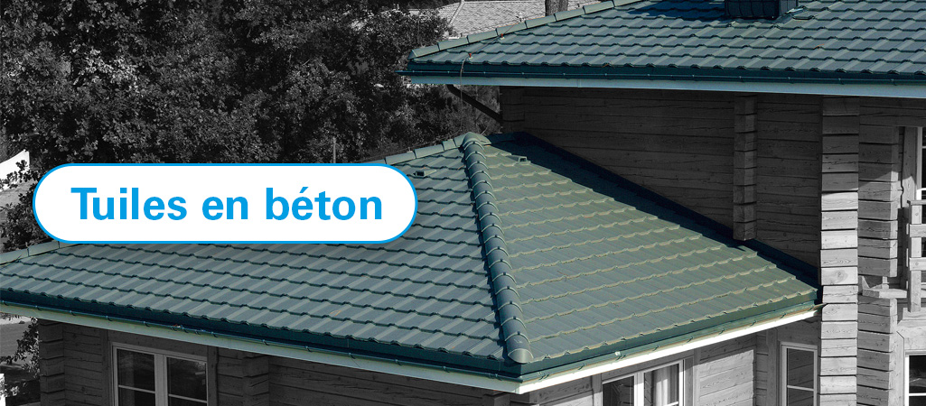 Tuile en béton