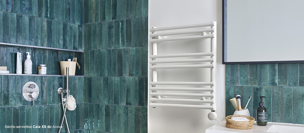 Le mini sèche-serviettes Cala XS : intuitif et performant