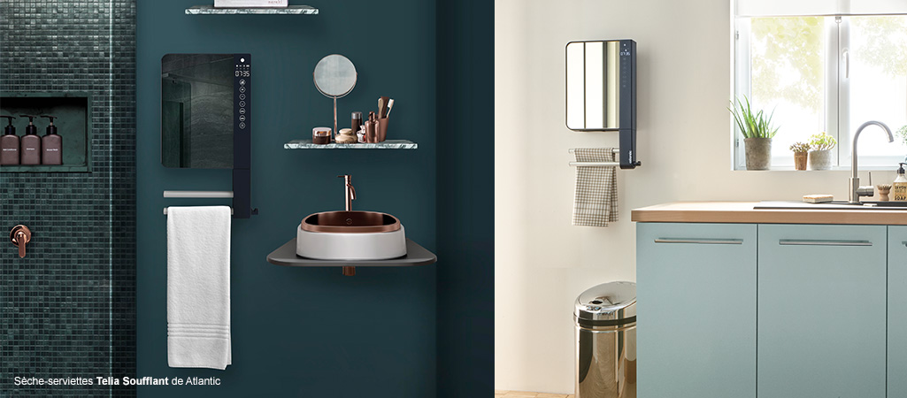 Sèche-serviettes compact : le modèle soufflant Telia
